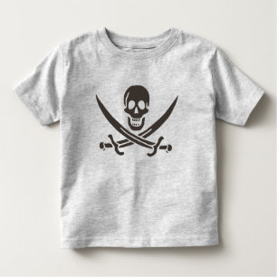 Obsidian Skull Schwerter Pirate Flag Calico Jack Kleinkind T-shirt
