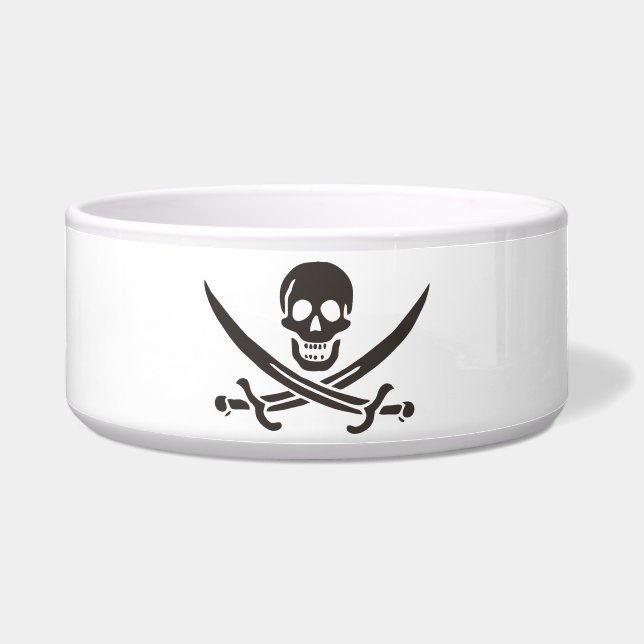Obsidian Skull Schwerter Pirate Flag Calico Jack Napf (Vorderseite)