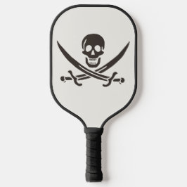 Obsidian Skull Schwerter Pirate Flag Calico Jack Pickleball Schläger