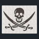 Obsidian Skull Schwerter Pirate Flag Calico Jack Puzzle<br><div class="desc">Eine niedrige Knurrschwache murrte über die Wellen, nicht vom Sturm, der am Horizont braute, sondern vom Kehle von Captain Jack. Seine dunklen Augen, die normalerweise mit Unfug glänzten, hielten einen rohen Schimmer, als er das nähernde Schiff beobachtete. Die "Rache", sein Abhang, hitzte leicht im knackigen Wasser, sein schwarzer Rumpf einen...</div>