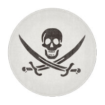 Obsidian Skull Schwerter Pirate Flag Calico Jack