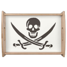 Obsidian Skull Schwerter Pirate Flag Calico Jack