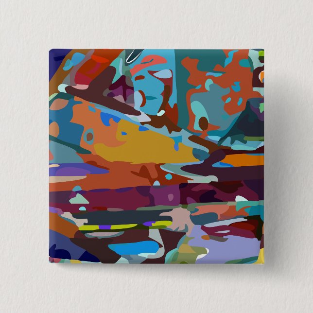 "Obskuralitätstheorie": 2" Square Button (Vorderseite)