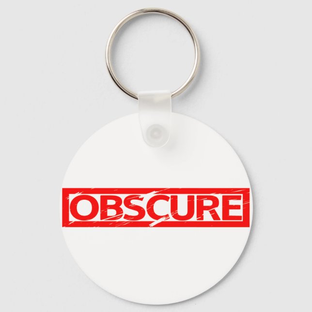 Obskure Briefmarke Schlüsselanhänger (Vorderseite)