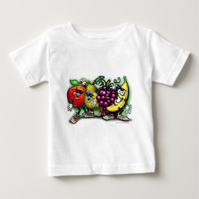 Obst Baby T-shirt (Vorderseite)
