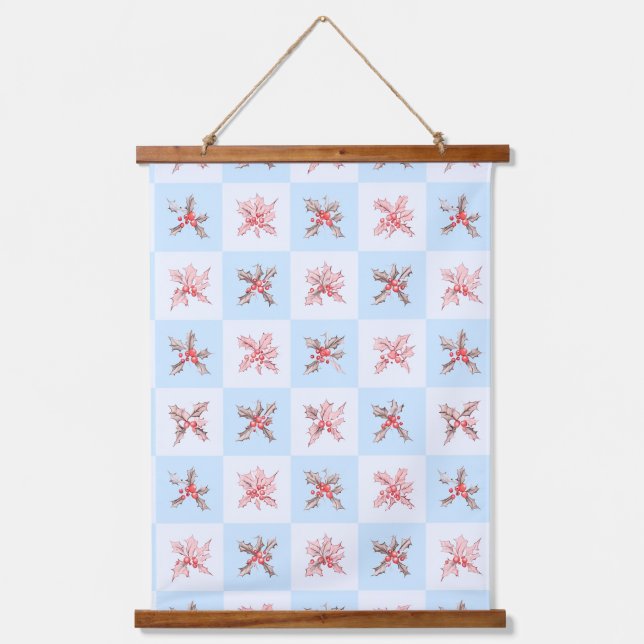 Obst, das mich an den Winter erinnert Wandteppich Mit Holzrahmen (Vorderseite)