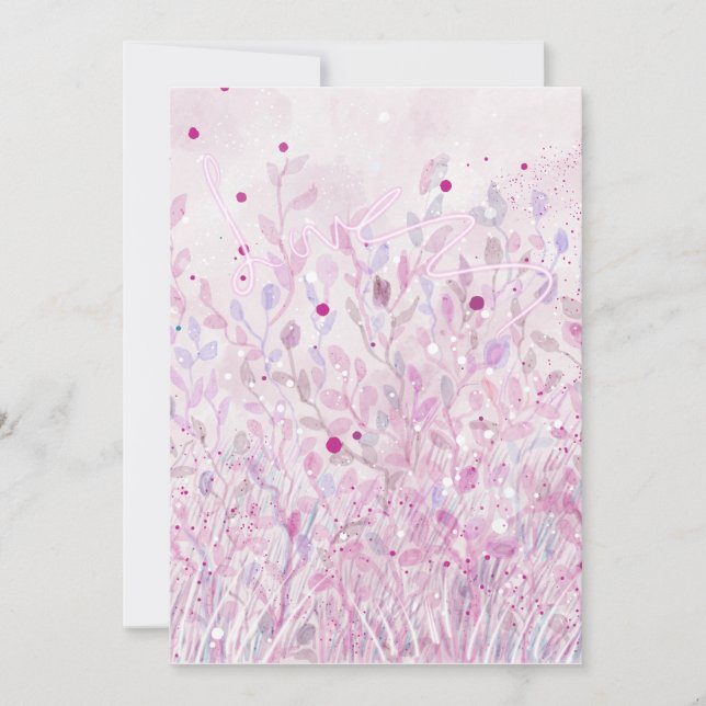 Obst der Liebe Einladung (Vorderseite)