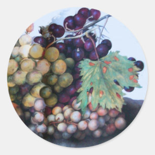 OBST DER SAISON 1 RUNDER AUFKLEBER