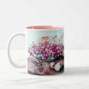 OBST DER SAISON 3 ZWEIFARBIGE TASSE