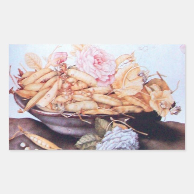 OBST DER SAISON 6 - BÄNE UND ROSE RECHTECKIGER AUFKLEBER (Vorderseite)