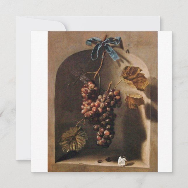 OBST DER SAISON - WOHLSTAND, gelb-braun Einladung (Vorderseite)