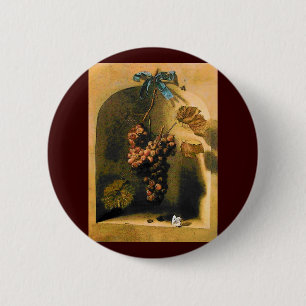 OBST DER SAISON - WOHLSTAND TRAGED GRAPES Rustikal Button
