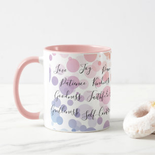 Obst des Zitats "Spirit Bible Verse" Christlich Tasse
