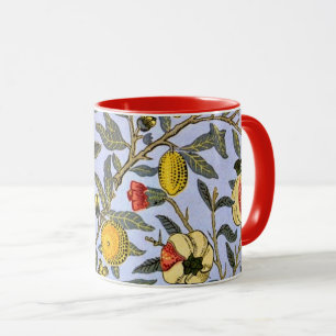 Obst, ein William-Morris-Muster, Tasse