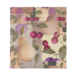 Obst, Flickwerk Notizblock