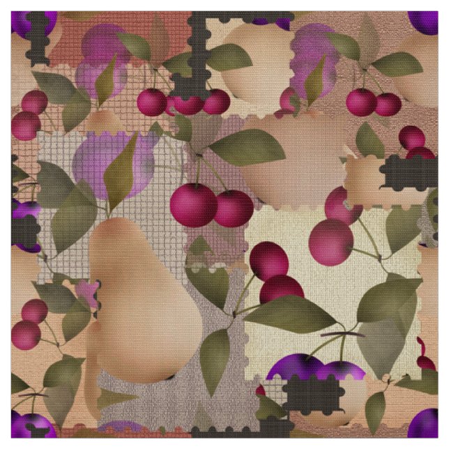 Obst, Flickwerk Stoff (Muster)