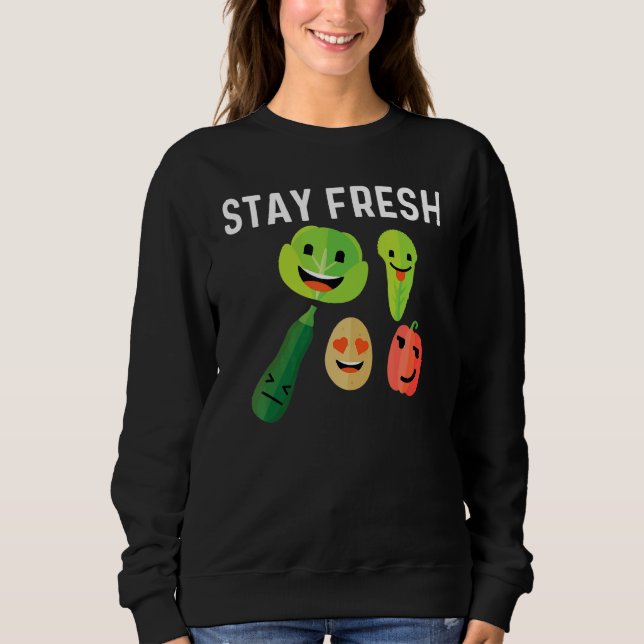 Obst Gemüse für Männer Gartenpflanzen P Sweatshirt (Vorderseite)