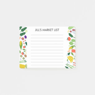 Obst & Gemüse Lebensmittelgeschäft CUSTOM Post-it Klebezettel