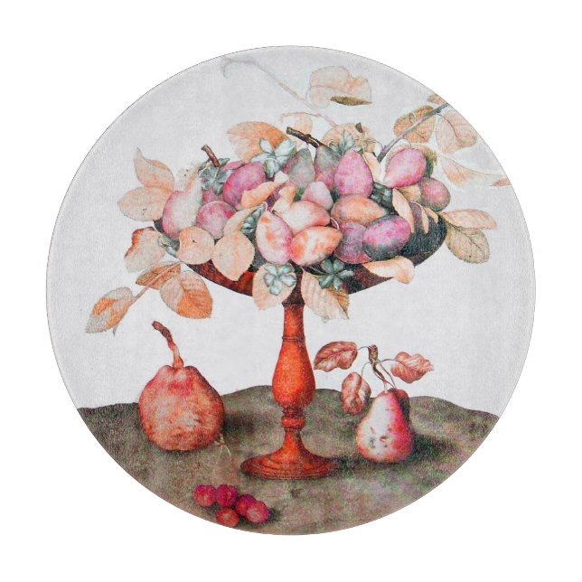 OBST/JASMINE UND PRUNES DER SAISON SCHNEIDEBRETT (Vorderseite)