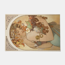 Obst (Jugendstil) (Portrait von Frauen) (Obst) Fußmatte
