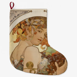 Obst (Jugendstil) (Portrait von Frauen) (Obst) Großer Weihnachtsstrumpf
