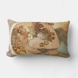 Obst (Jugendstil) (Portrait von Frauen) (Obst) Lendenkissen