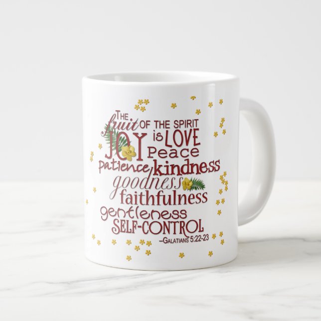 Obst - Jumbo-Tasse (Vorderseite Rechts)