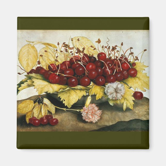 OBST/KERNE UND KARNATIONEN DER SAISON MAGNET (Vorne)