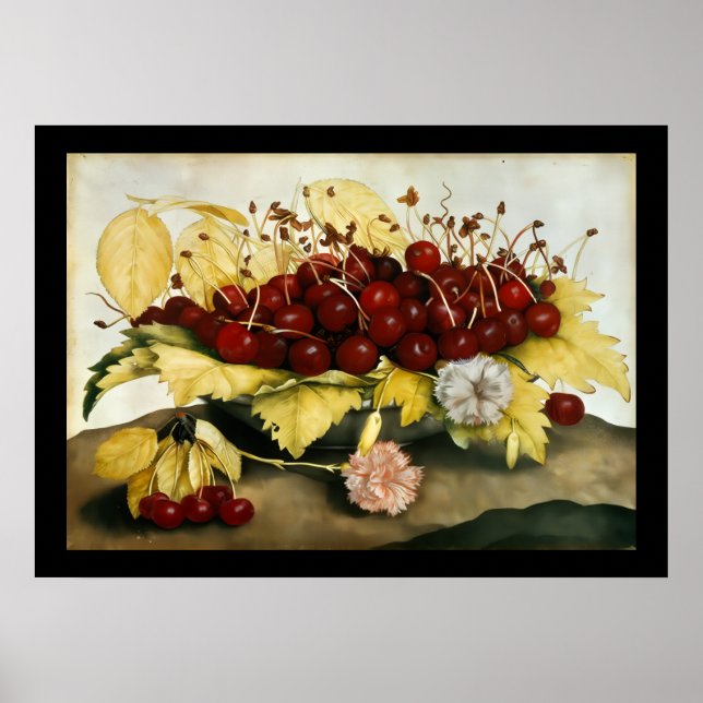 OBST/KERNE UND KARNATIONEN DER SAISON POSTER (Vorne)