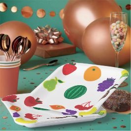 Obst Kunst Pappteller