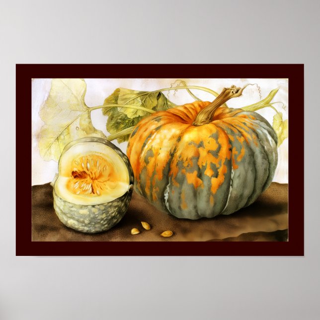 OBST/PUMPKINS DER SAISON POSTER (Vorne)