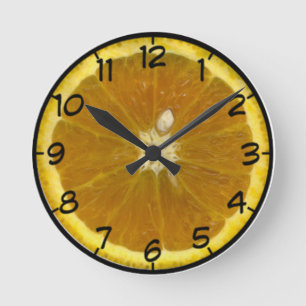 Obst Runde Wanduhr