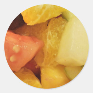 Obst Runder Aufkleber