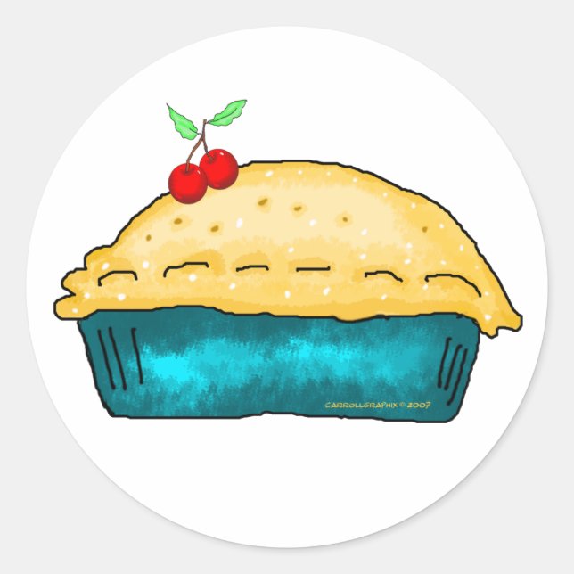 Obst Runder Aufkleber (Vorderseite)