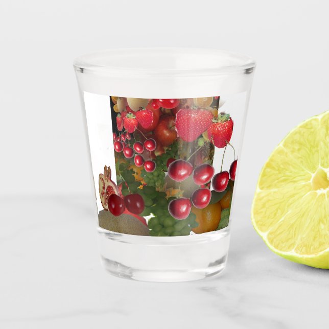 Obst Schnapsglas (Vorderseite)
