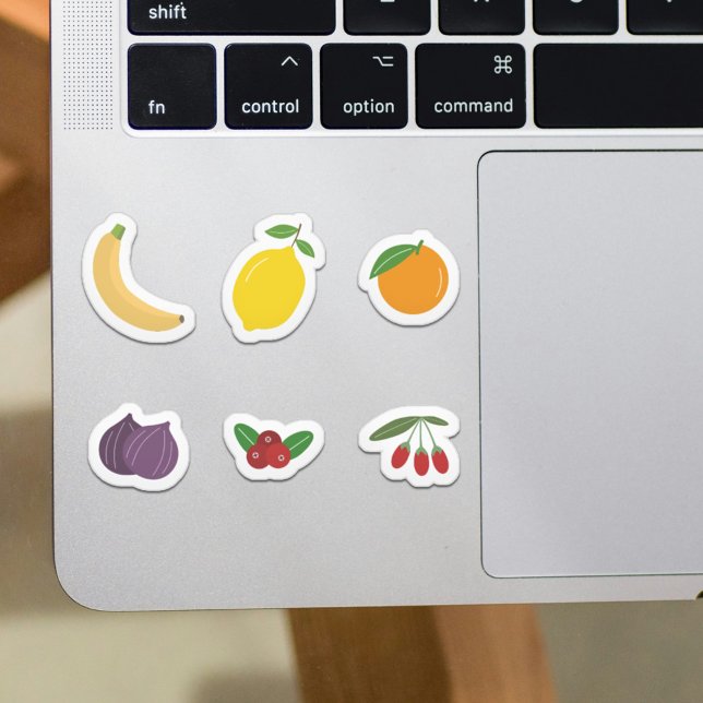 Obst Set Stickers Aufkleber (Fruits Set Stickers)