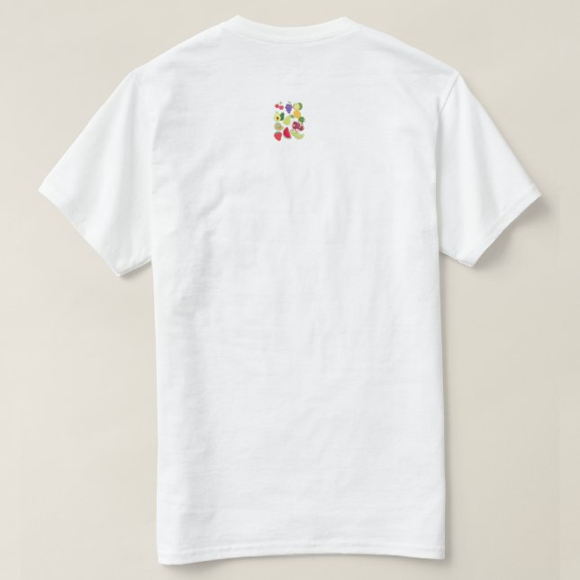 Obst T-Shirt (Design Rückseite)