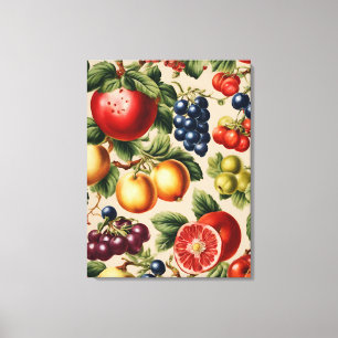 Obst und Blume aus dem Italienischen Garten Leinwanddruck