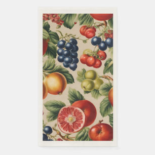 Obst und Blume aus dem Italienischen Garten Serviette