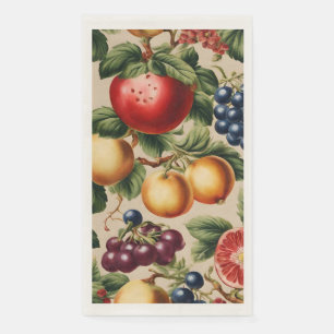 Obst und Blume aus dem Italienischen Garten Serviette