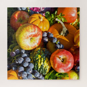 Obst und Gemüse der Schokolade Puzzle