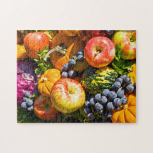 Obst und Gemüse der Schokolade Puzzle