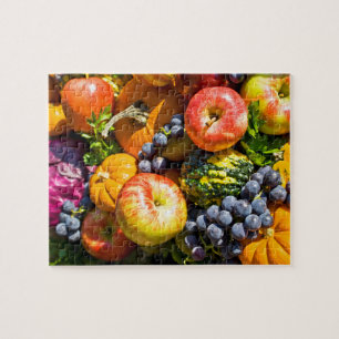 Obst und Gemüse der Schokolade Puzzle