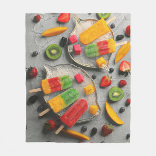 Obst und Gemüse Fleecedecke