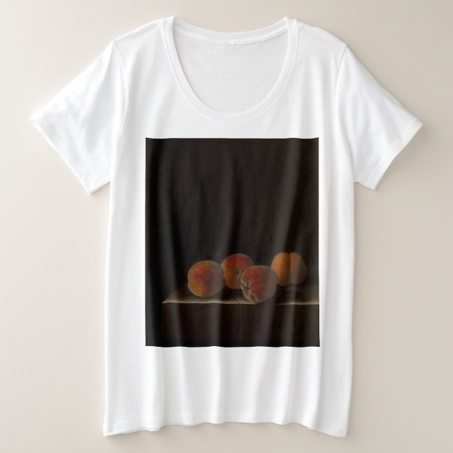 Obst und Gemüse in Farbe Große Größe T-Shirt (Design vorne)