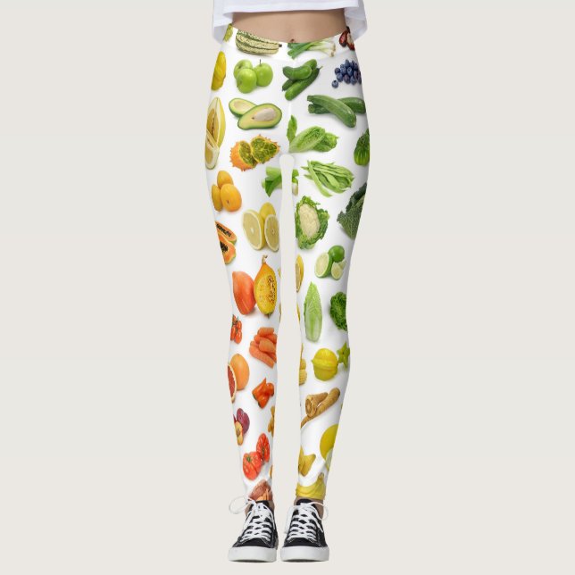 Obst und Gemüse LEGGINGS - SUPERcooles (Vorderseite)