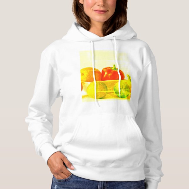 "Obst und Gemüse" Niedliches Foto. Jetzt kaufen Hoodie (Vorderseite)