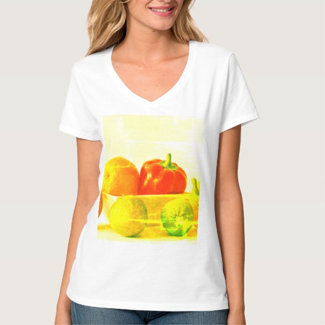 "Obst und Gemüse" Niedliches Foto. Jetzt kaufen T-Shirt (Vorderseite)