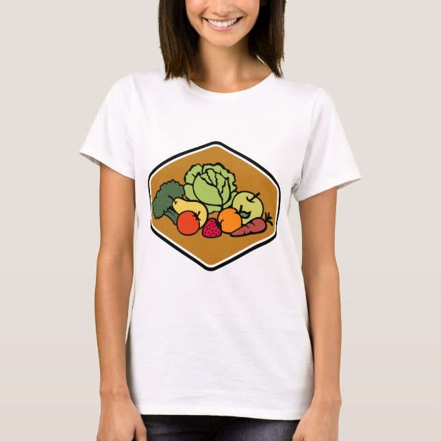 Obst und Gemüse T-Shirt (Vorderseite)