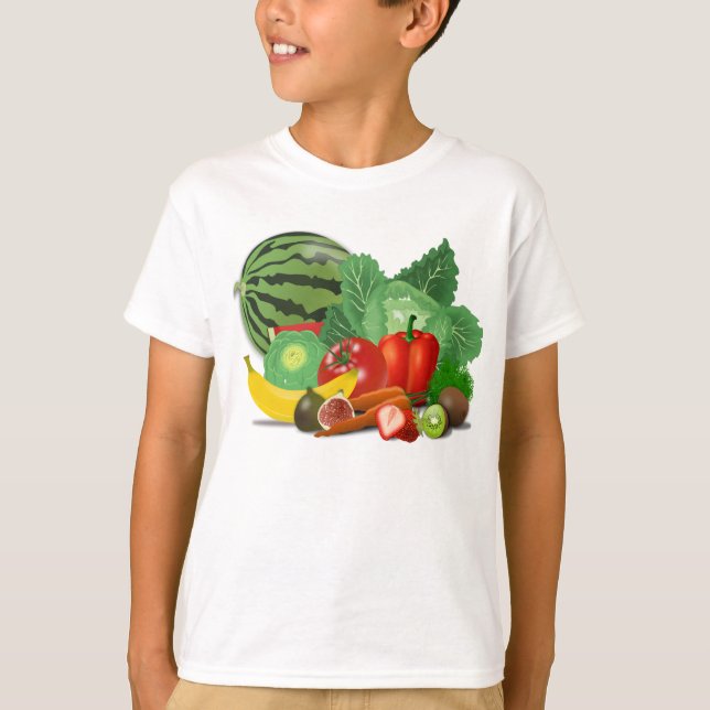 Obst und Gemüse T-Shirt (Vorderseite)